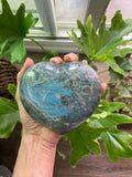 Polished Labradorite Heart