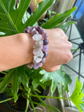 Amethyst bracelet set