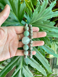 Fluorite - Aventurine - Labradorite Jasper bracelet set